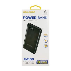 Power Bank Murah 10000 mAh JM100 Wellcomm