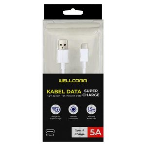 Type C USB Fast Charging Kabel 5 Ampere Ori Wellcomm